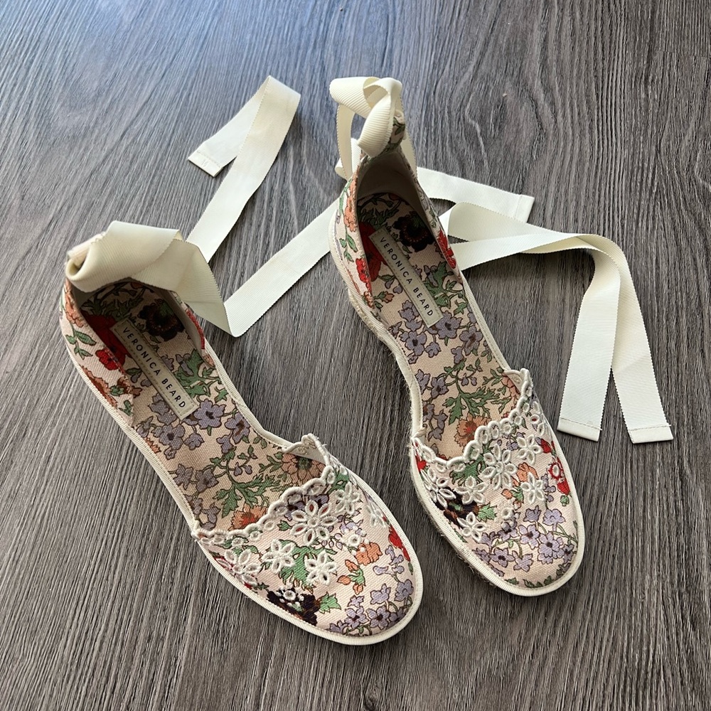 embroidery and ribbon straps espadrille💞🦋 - Picture 3 of 6